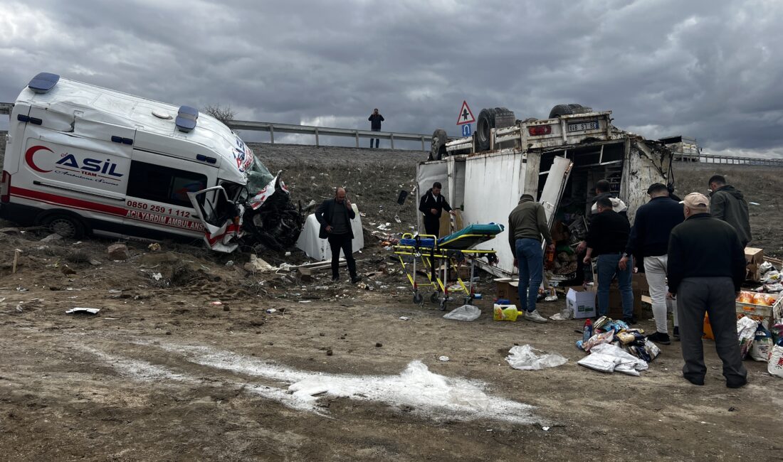 Furkan KAVUKLU-Mehmet Tayyar BİLİM/KAYSERİ, – KAYSERİ-Malatya yolunda hasta taşıyan ambulansın