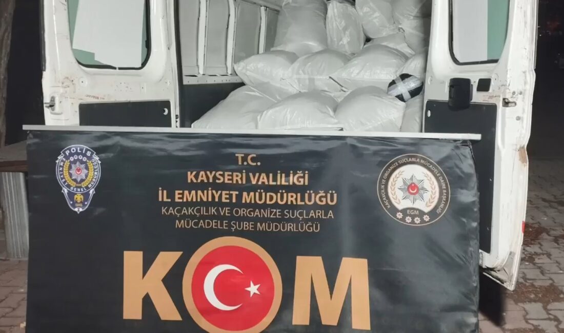 Furkan KAVUKLU/ KAYSERİ, – KAYSERİ’de, polis tarafından düzenlenen operasyonda 1