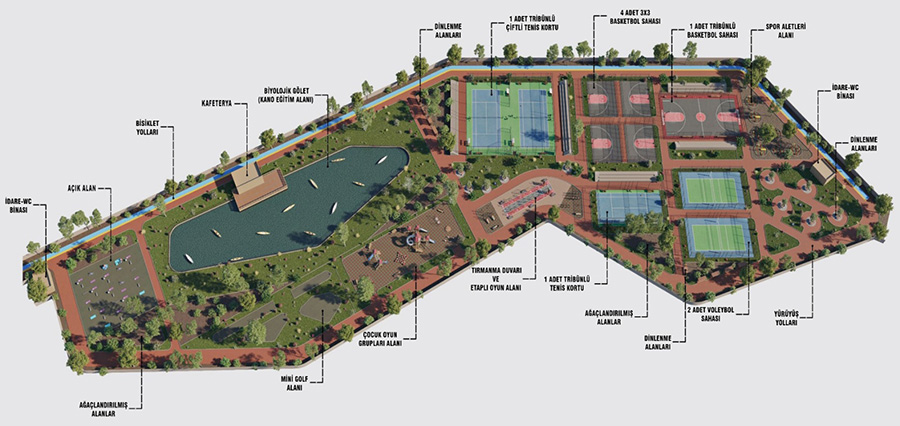 Büyükşehir’in gençlik çalışmaları markası “pusula maraş” oldu… 1 15 temmuz spor vadisi