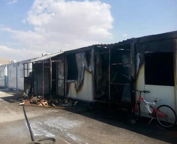 Kahramanmaraş’ta depremzedenin konteynırı çıkan yangında kullanılmaz hale geldi. Edinilen bilgiye