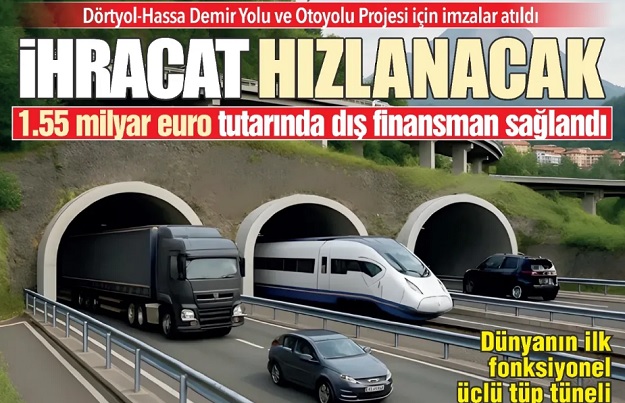 Kahramanmaraş’ı İskenderun Limanı’na bağlayacak ve Türkiye’nin en uzun tünellerini içerecek