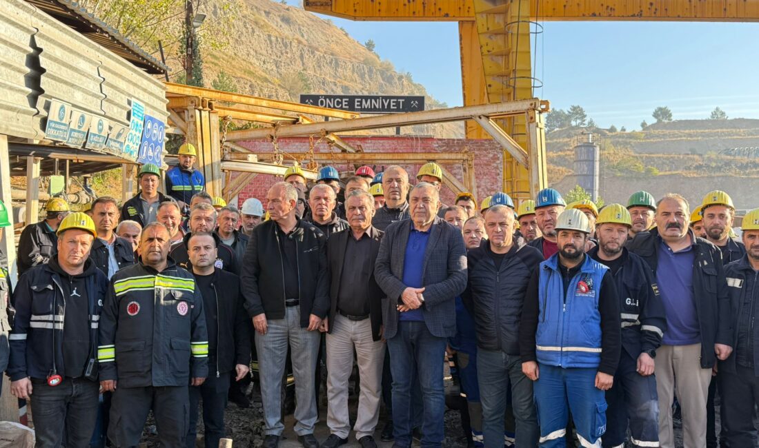Maden-İş Sendikası Genel Başkanı Nurettin Akçul, Tavşanlı’ya gelerek Ömerler Yer