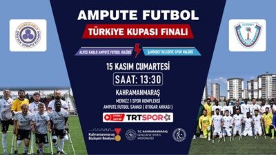 Büyükşehir Belediyesi, 15 Kasım Cumartesi günü oynanacak Ampute Futbol Türkiye