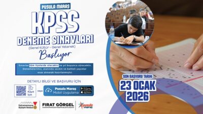 Büyükşehir Belediyesi, KPSS’ye hazırlanan gençlere yönelik şehir genelinde ücretsiz deneme