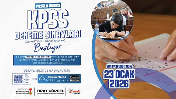 Büyükşehir Belediyesi, KPSS’ye hazırlanan gençlere yönelik şehir genelinde ücretsiz deneme