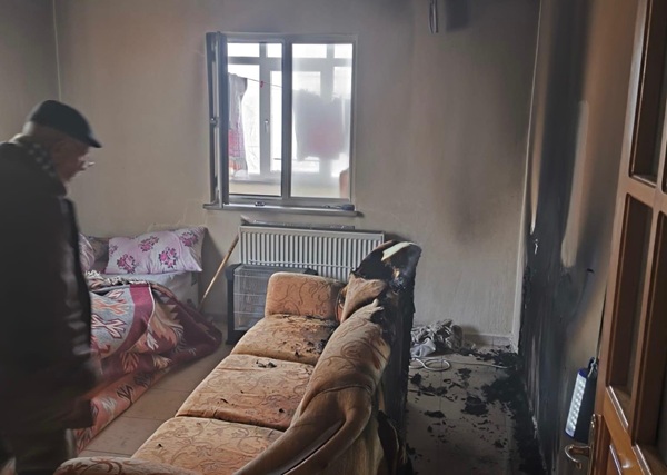 Kahramanmaraş’ın Ekinözü ilçesine bağlı İçmeler Mahallesi Çiflikkale Caddesi’nde bir evde