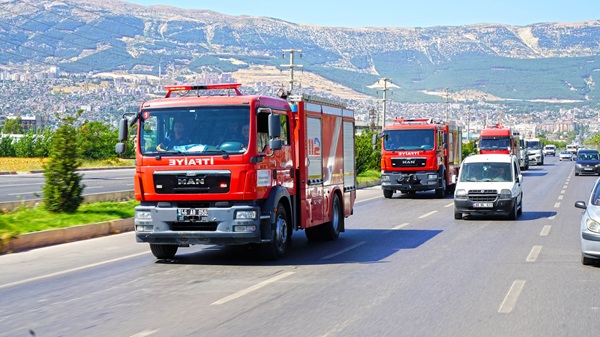 Kahramanmaraş Büyükşehir Belediyesi İtfaiyesi, 2025 yılı boyunca şehir genelinde meydana
