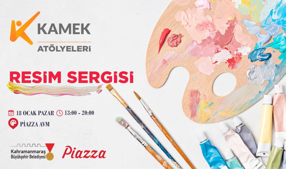 Kahramanmaraş Büyükşehir Belediyesi Meslek Edindirme Kursları (KAMEK) bünyesinde eğitim alan