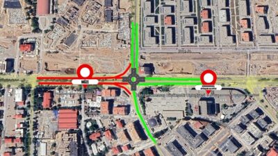 Kahramanmaraş Büyükşehir Belediyesi, şehir merkezinin ana arterlerinden biri olan Azerbaycan