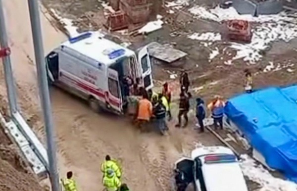 Kahramanmaraş’ta sabah saatlerinde bir inşaat alanında meydana gelen iş kazası