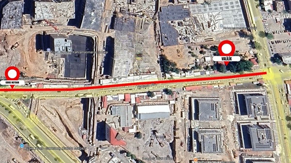 Kahramanmaraş Büyükşehir Belediyesi, şehir merkezinin ulaşım kalbi olan Trabzon Bulvarı