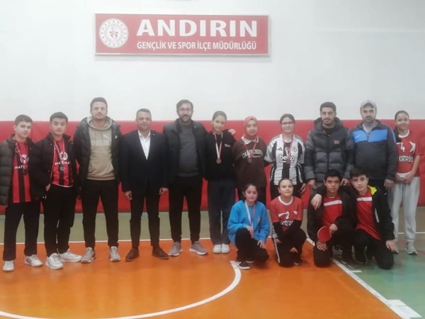 Kahramanmaraş’ın Andırın ilçesinde, gençleri spora teşvik etmek ve okullar arası