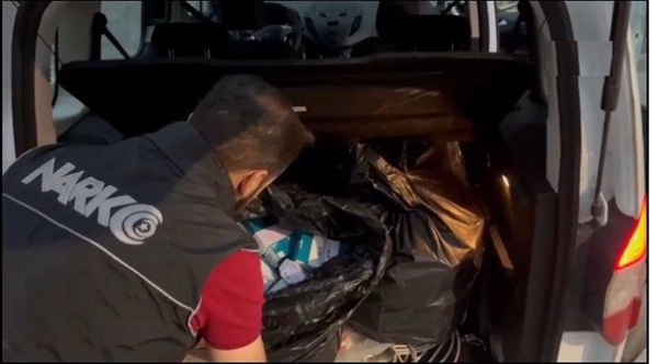 Kahramanmaraş İl Emniyet Müdürlüğü Narkotik Suçlarla Mücadele Şube Müdürlüğü ekiplerince