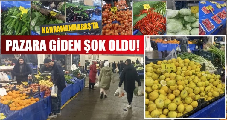 Kahramanmaraş’ta mutfak enflasyonu durdurulamaz bir noktaya ulaştı. Küresel gıda fiyatları