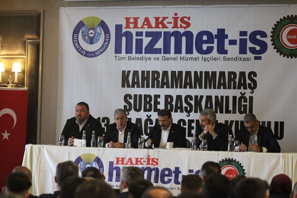 Hizmet-İş Sendikası Kahramanmaraş İl Başkanlığı’nda seçim heyecanı sona erdi. İki