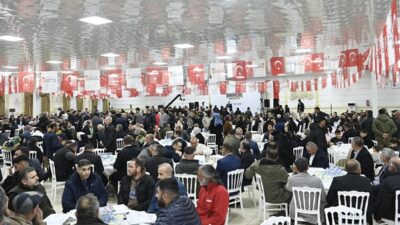 Kahramanmaraş Büyükşehir Belediyesi’nin “İlçemde İftar Var” programı kapsamında gönül sofrası