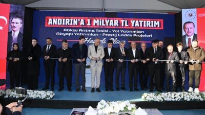 Kahramanmaraş Büyükşehir Belediyesi, Andırın ilçesinde tamamlanan dev alt ve üstyapı