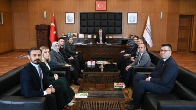 62. Kütüphane Haftası kapsamında Kültür Heyetini ağırlayan Başkan Fırat Görgel,