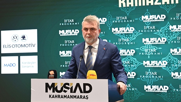 Kahramanmaraş Büyükşehir Belediye Başkanı Fırat Görgel, MÜSİAD Kahramanmaraş Şubesi tarafından