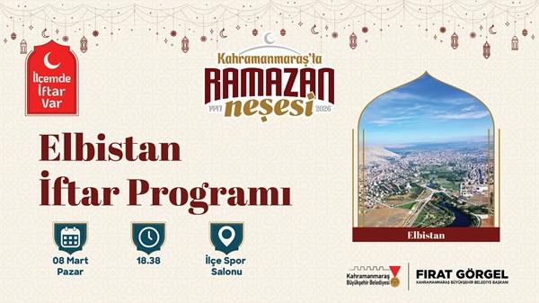 Kahramanmaraş Büyükşehir Belediyesi tarafından geleneksel hale getirilen “İlçemde İftar Var”
