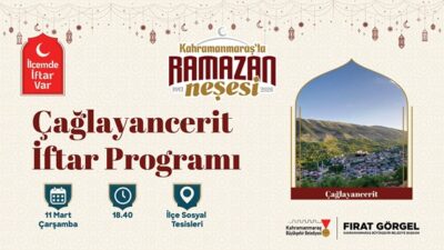 Kahramanmaraş Büyükşehir Belediyesi, Ramazan ayının manevi huzurunu ilçelere taşımaya devam