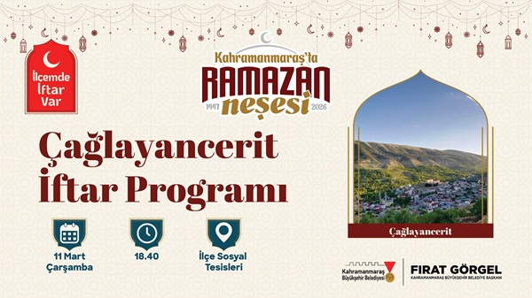 Kahramanmaraş Büyükşehir Belediyesi, Ramazan ayının manevi huzurunu ilçelere taşımaya devam