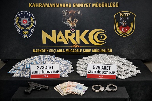 Kahramanmaraş İl Emniyet Müdürlüğü Narkotik Suçlarla Mücadele Şube Müdürlüğü ekipleri,