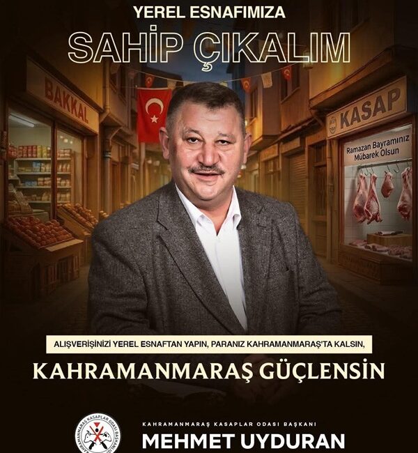 Kahramanmaraş Kasaplar Odası Başkanı Mehmet Uyduran, yaklaşan Ramazan Bayramı öncesinde