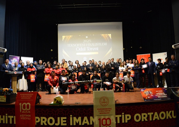 TEKNOFEST 2025 yarışmalarında finalist olarak Kahramanmaraş’ı gururla temsil eden öğrenciler