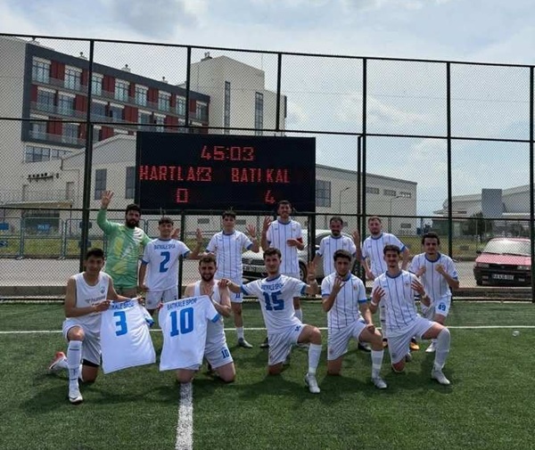 Merkez 1 sahasında bugün Batıkalespor fırtınası esti. Hartlap Köyü Ali