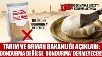Dondurmanın başkenti Kahramanmaraş’ta sevinçle karşılanan haber Ankara’dan geldi. Tarım ve