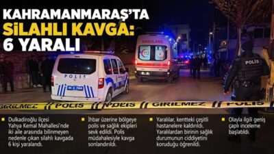 Yahya Kemal Mahallesi’nde iki grup arasında çıkan silahlı kavga şehri