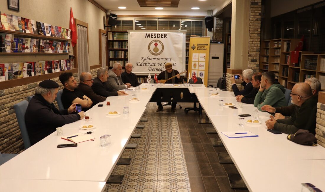 Kahramanmaraş Öğretmen Akademileri kapsamında gerçekleştirilen Biyografi Akademisi programında, Şair/Yazar Celalettin