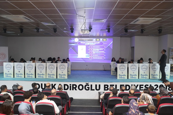 Dulkadiroğlu genelindeki 21 lisenin temsilcileri, Necip Fazıl Kısakürek’in fikir dünyasını