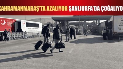 Türkiye’deki Suriyeli nüfusuna dair son bir haftalık veriler, “kesin dönüş”