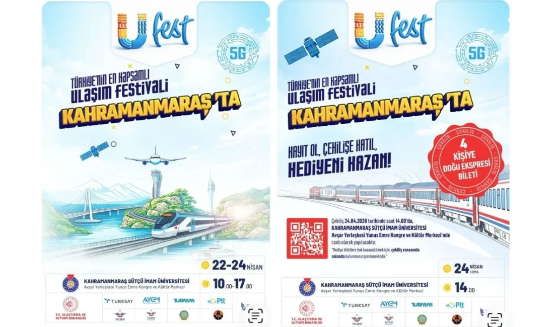 Türkiye’nin ulaşım stratejilerine yön veren kurumlar, UFEST kapsamında Kahramanmaraş’ta bir