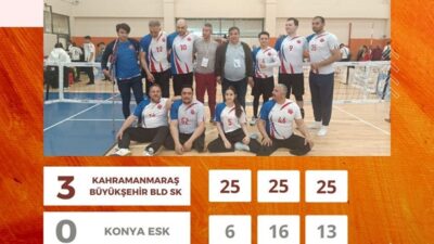 Oturarak Voleybol Süper Ligi’nde Kahramanmaraş fırtınası esiyor. Konya Engelliler Spor