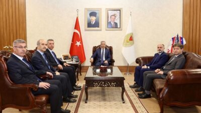 Kahramanmaraş Valiliği, bugün KSÜ yönetimini ağırladı. Rektör Prof. Dr. İbrahim