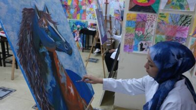 TOKİ Yıldız Kız Mesleki ve Teknik Anadolu Lisesi pansiyonunda kalan