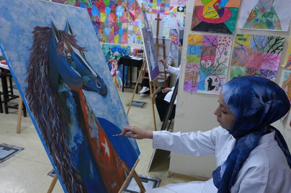 TOKİ Yıldız Kız Mesleki ve Teknik Anadolu Lisesi pansiyonunda kalan