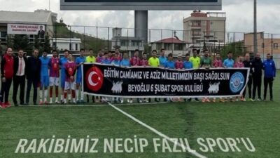 Kahramanmaraş amatör futbolu, bugün Türkoğlu’nda tarihi anlardan birini yaşadı. 2.