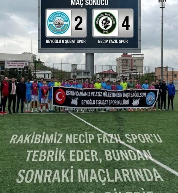 Kahramanmaraş amatör futbolu, bugün Türkoğlu’nda tarihi anlardan birini yaşadı. 2.