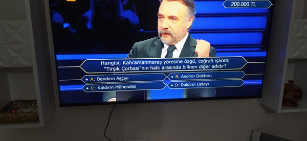 Kahramanmaraş’ın dünyaca ünlü lezzeti Tirşik Çorbası, ATV ekranlarında yarışmacıya zor