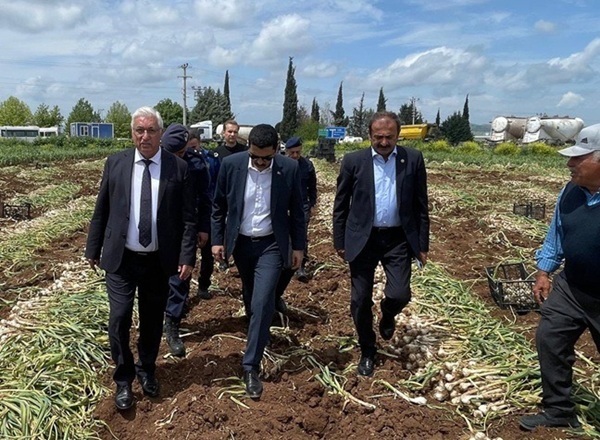 Pazarcık’ta bugün tarlalarda bayram havası vardı. 14 Mayıs Dünya Çiftçiler