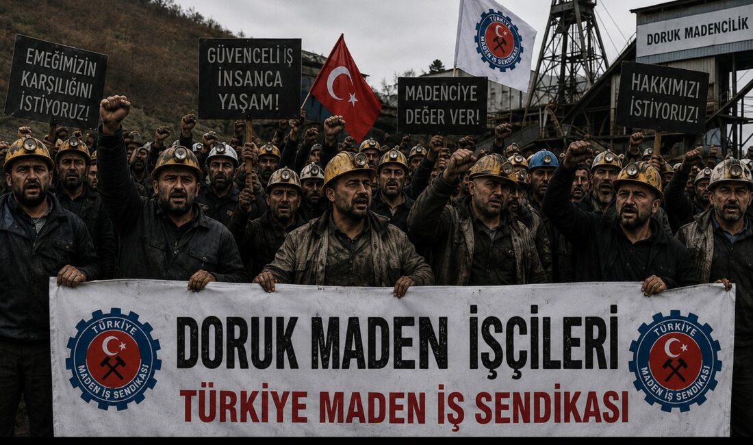 Eskişehir’de Doruk Madencilik’te sular durulmuyor. Şirketin verdiği sözlere rağmen maaş