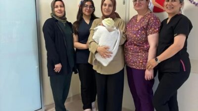 Andırın ilçemizde anne olmaya hazırlanan, heyecanla bebeğini kucağına alacağı günü