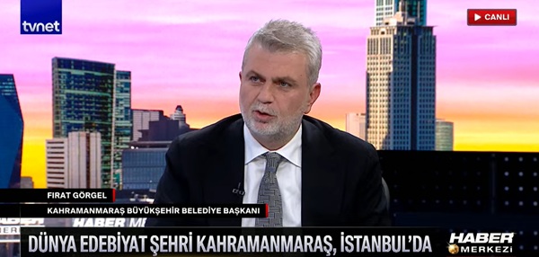 Kahramanmaraş Büyükşehir Belediye Başkanı Fırat Görgel, kentin UNESCO Yaratıcı Şehirler