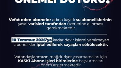 Kahramanmaraş Büyükşehir Belediyesi bünyesinde faaliyet gösteren Su ve Kanalizasyon İdaresi