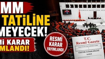 Anayasa’nın 93’üncü ve Türkiye Büyük Millet Meclisi (TBMM) İçtüzüğü’nün 5’inci