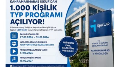 Başvurular 27-31 Temmuz tarihleri arasında alınacak, katılımcılar kura ile belirlenecek.